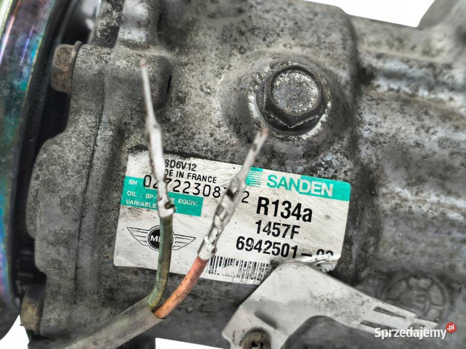 SPRĘŻARKA KLIMATYZACJI Mini R56 16B 9HZ