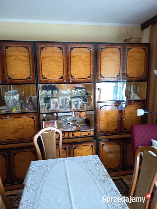 Meblościanka czasy PRLu vintage stan Murowana Goślina