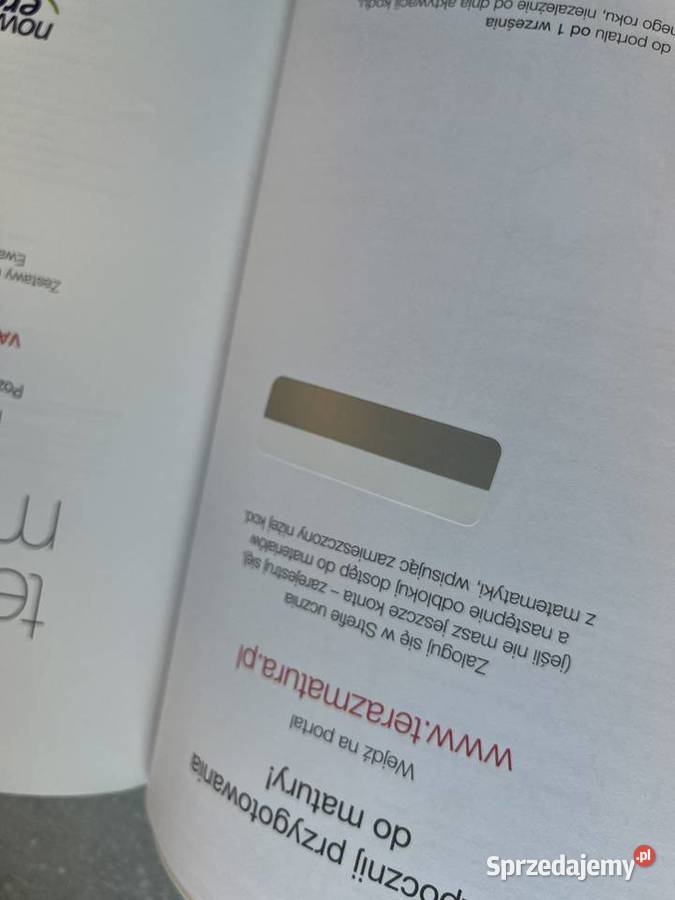 Teraz matura Matematyka poziom rozszerzony Podręczniki Jasło