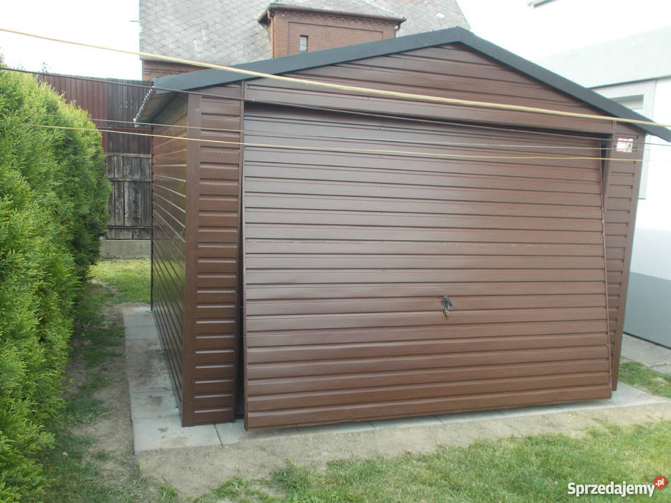 Garaż Blaszany Drewnopodobny 3x5 Garaże Blaszane 15m2 Lublin