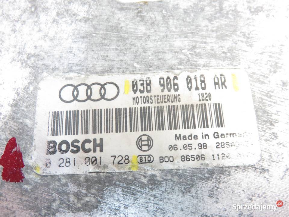STEROWNIK AUDI A3 19 TDI 038906018AR osobowe