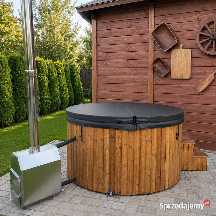 Balia ogrodowa z jacuzzi Hydromasaż Piec Giżycko