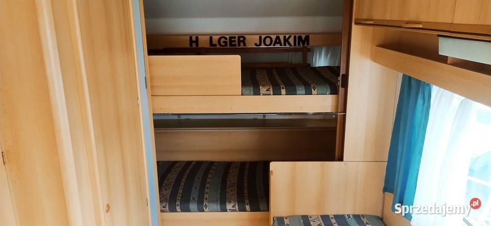 przyczepa kempingowa łóżka piętrowe campingowa śląskie Międzybrodzie Bialskie sprzedam