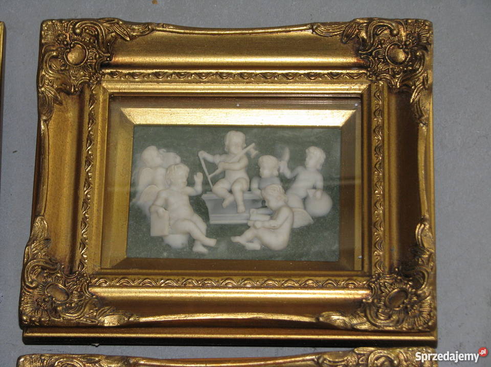 4 obrazy alabastrowe alabastry komplet obrazów Kraków sprzedam