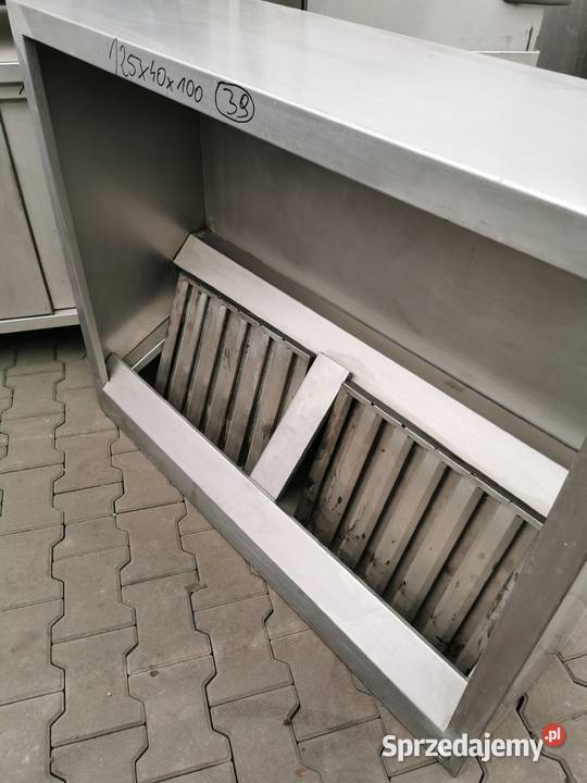 Okap przyscienny 125x40x100 39 Krotoszyn