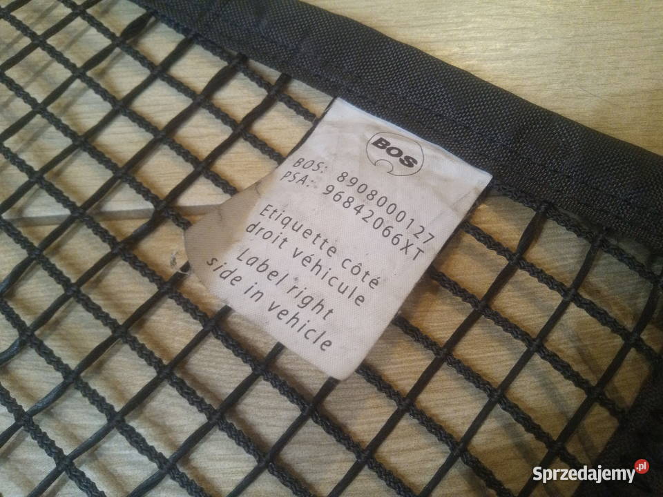 Siatka przegroda bagażnika Citroen Berlingo II Motoryzacja Włocławek