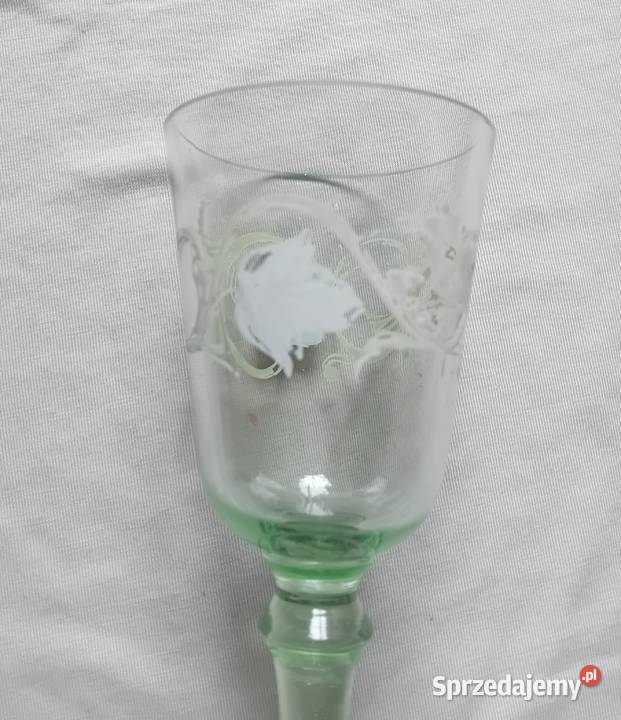 Ręcznie malowany kieliszek do wina Forest Glass wielkopolskie