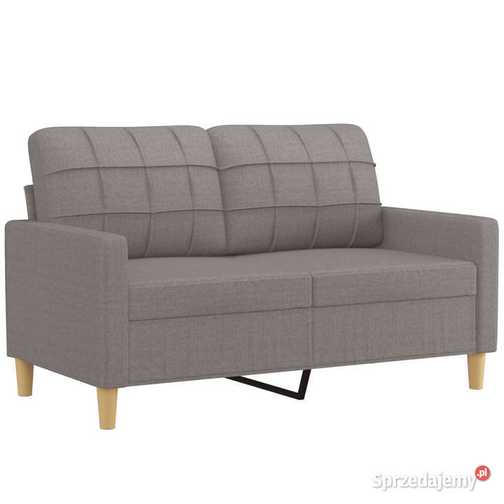 Sofa 2osobowa kolor taupe 120 tapicerowana mazowieckie Warszawa