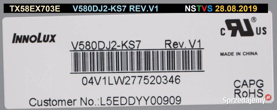 Tcon logika tptsMV0S94V0 Warszawa