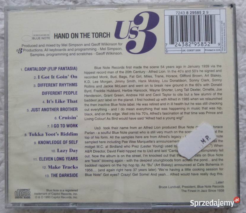 Płyta CD Us3 Hand on the Torch