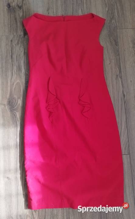Czerwona sukienka czerwony Gdańsk
