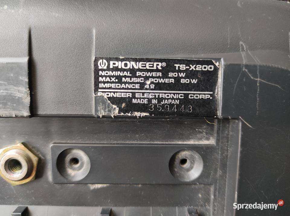 Pioneer TSX200 Japan Vintage zestawy głośnikowe Płock sprzedam