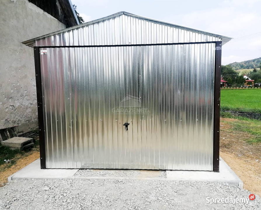 BLASZAK GARAŻ BLASZANY 3X6 BRAMA UCHBLASZAK Łapanów