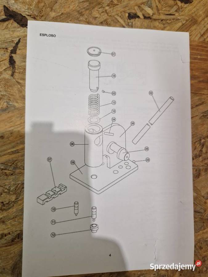 Przyrząd do roznitowywania łańcuchów G74098 Pozostałe Głogowa
