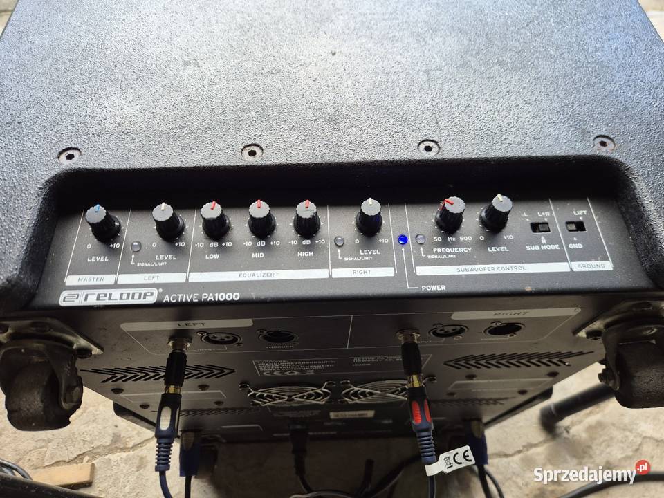 Reloop Active PA 1000 zestaw 21 głośniki kolumny Popów