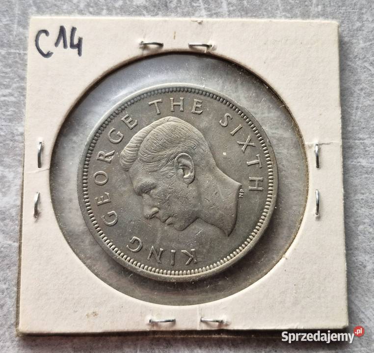 C14 NOWA ZELANDIA 12 Korony 1951 r Wola Kruszyńska