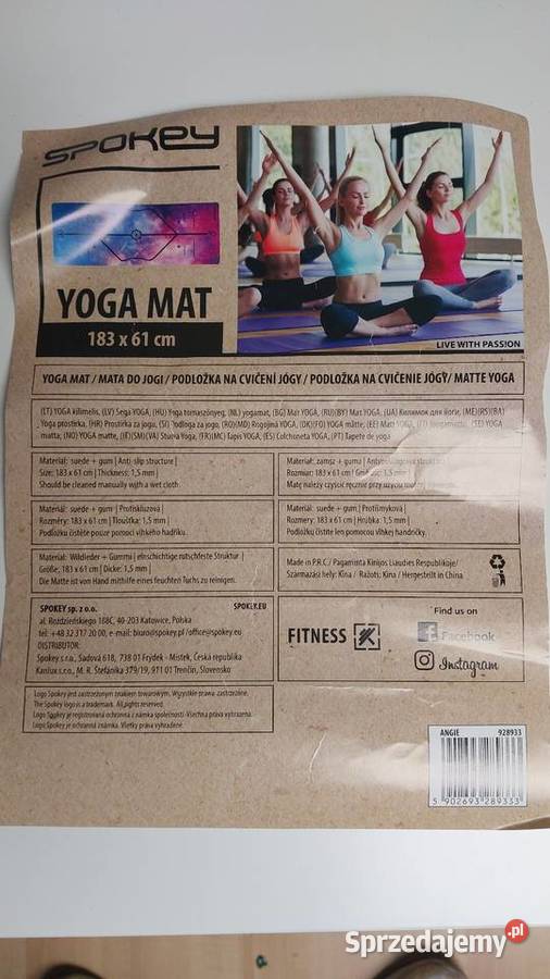 Mata do jogi SPOKEY Gliwice