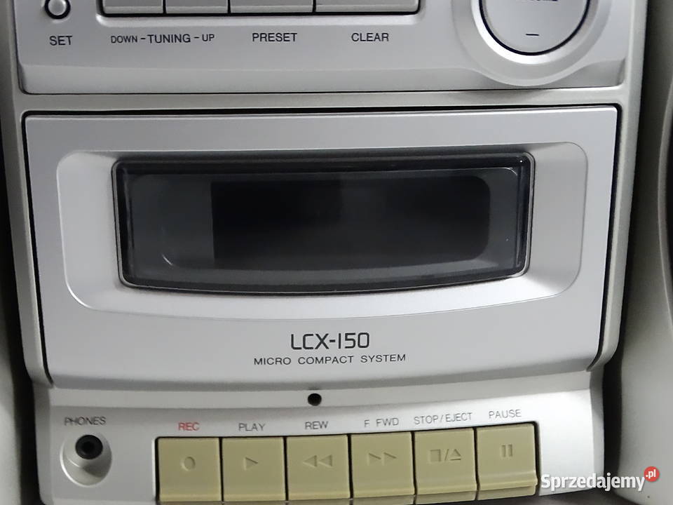 Miniwieża AIWA LCX150 CD Magnetofon Radio RDS Odtwarzacze CD i MD lubelskie Biłgoraj
