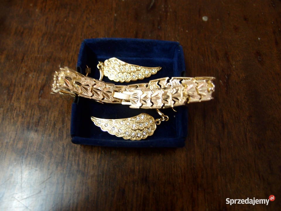 biżuteria damska zestaw kolczyki i bransoletka Łódź