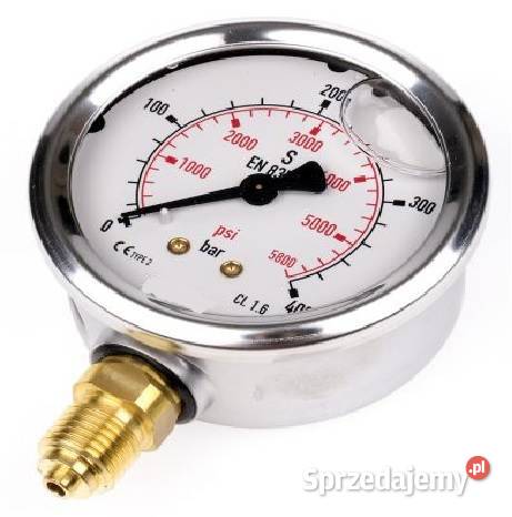 Manometr dolny radialny MG163 400 bar gwint 14 Złotów