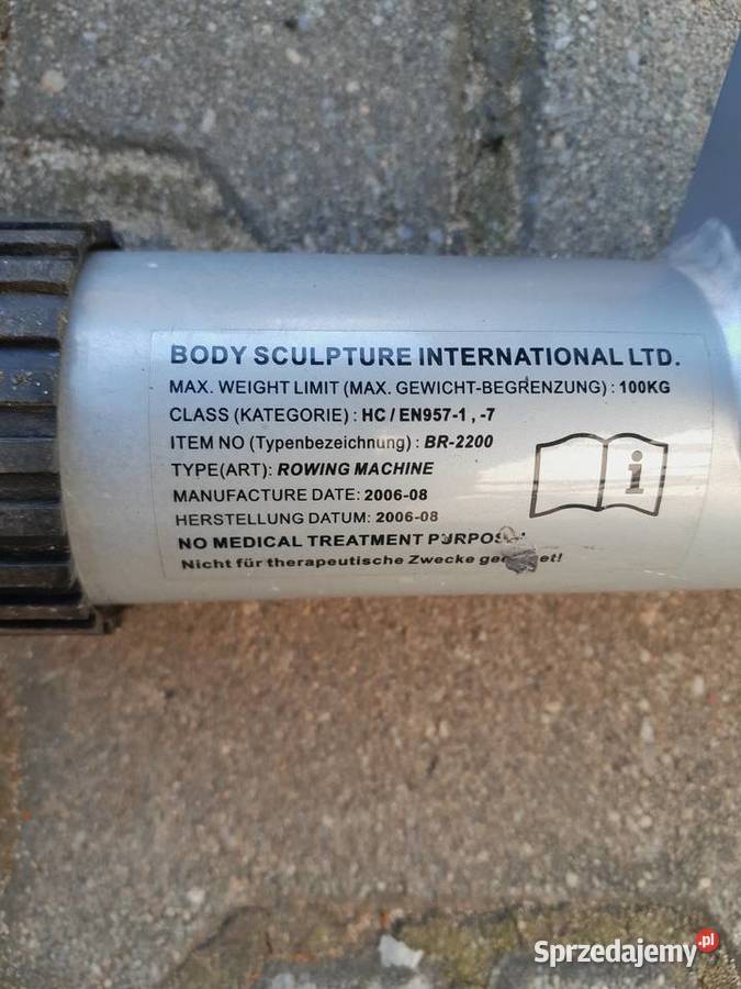 Wioślarz Body Sculpture BR 2200 Sport i Wypoczynek Chrzanów sprzedam