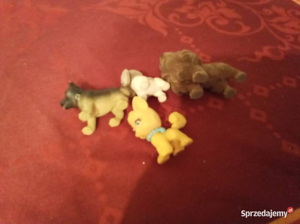 4 figurki piesków Warszawa