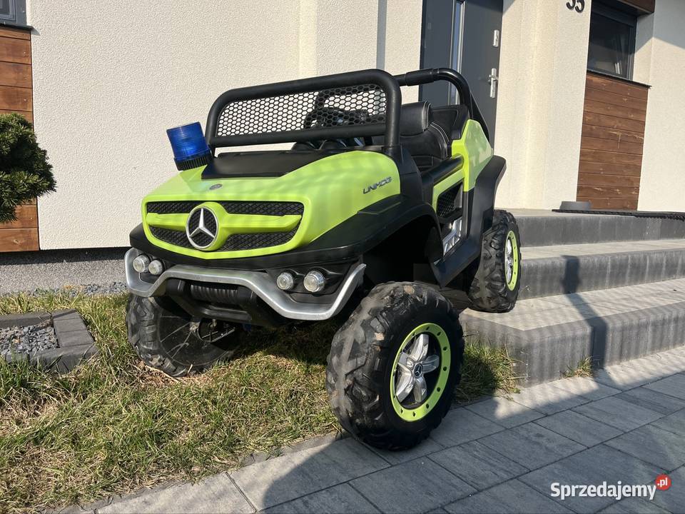 Auto na akumulator dzieci Mercedes Unimog 4x4 XL Łódź