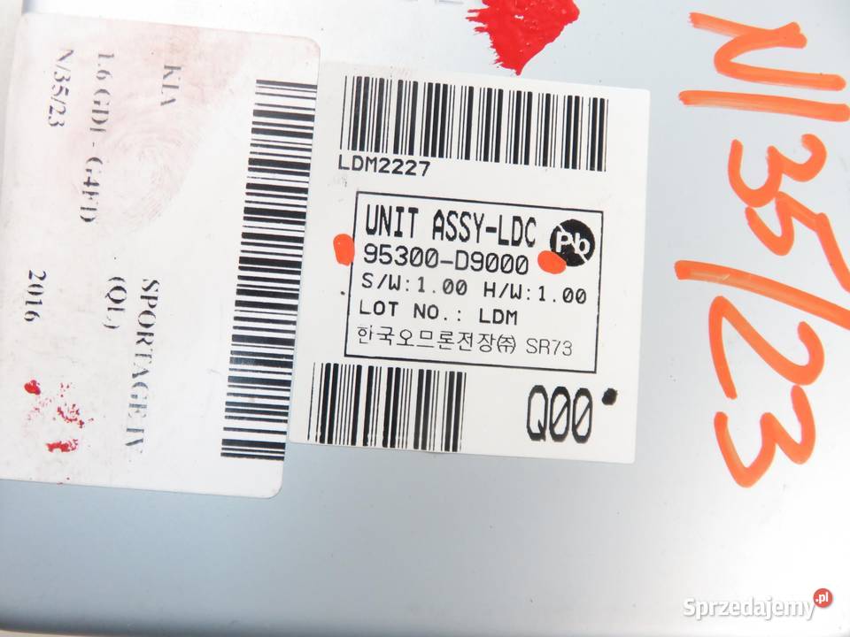 MODUŁ KIA SPORTAGE IV QL 16 GDI G4FD 95300D9000 osobowe