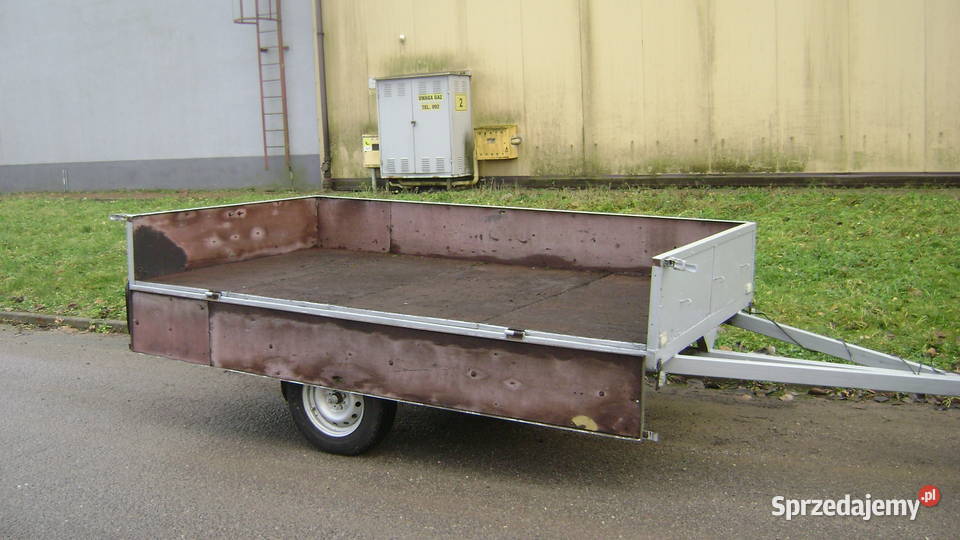 Przyczepka przyczepa 300x180 SOLIDNA na resorach Radomsko