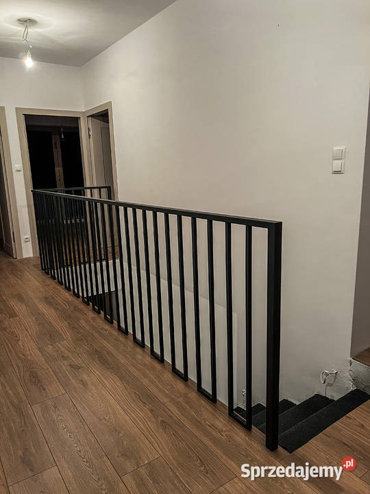 Balustrada wewnętrzna loft industrial nowoczesna Kraków