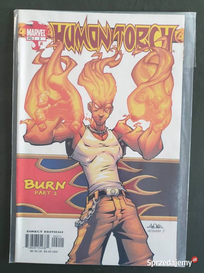Human Torch 5 komiksów Marvel USA