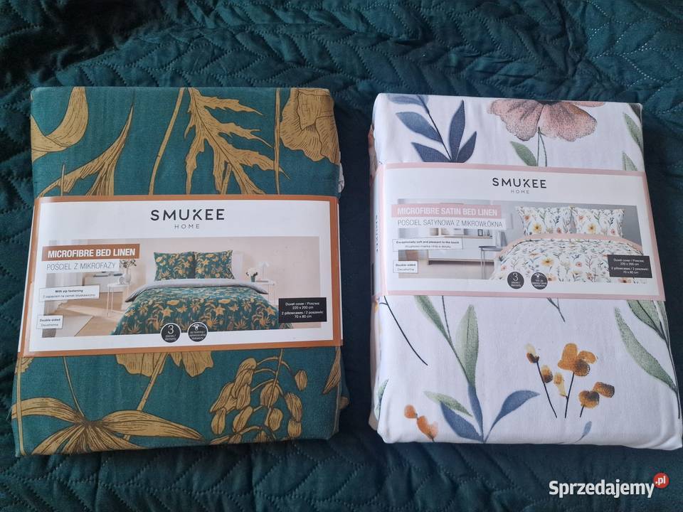NOWA Pościel z mikrofazy 220x200 Smukee złote dolnośląskie Wrocław