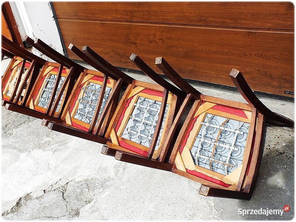 Krzesła ArtDeco Stare Drewniane Krzesło na Meble Żary