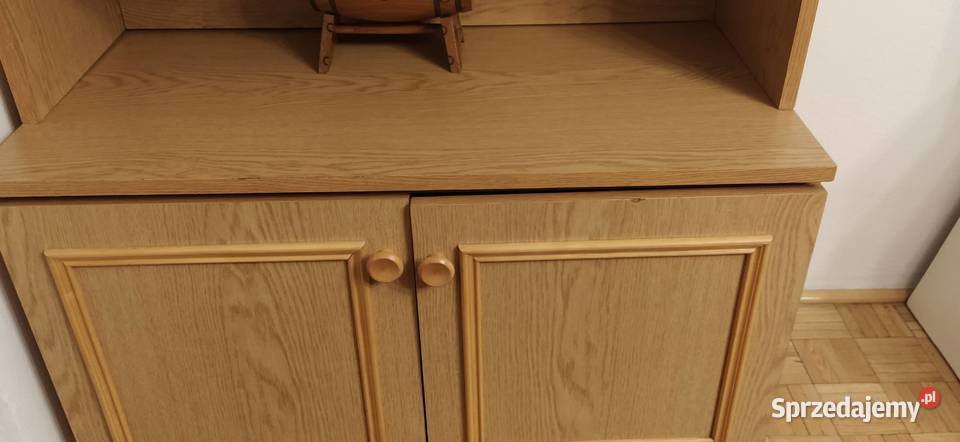 Komoda z witryną oszkloną lata 90te Warszawa