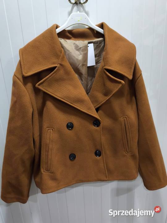 Płaszcz krutki brązowy xlxxl Nasielsk
