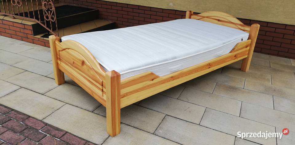 Kompletne łóżko z materacem stelażem 100 x 200 Łóżka Sulbiny