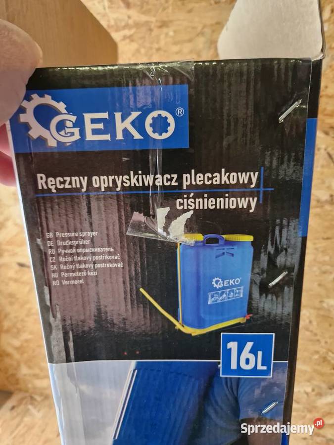 Ręczny opryskiwacz plecakowy ciśnieniowy 16 wielkopolskie Głogowa sprzedam