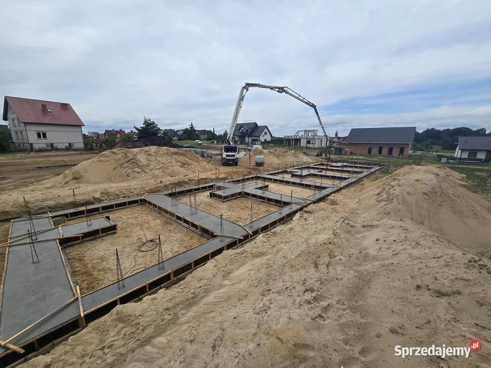 Beton transport pompowanie posadzki gospodarstwa Olsztyn