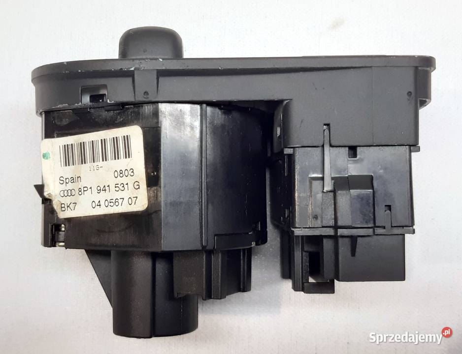 PRZEŁĄCZNIK ŚWIATEŁ AUDI A3 8P 8P1941531G dolnośląskie Mielęcin