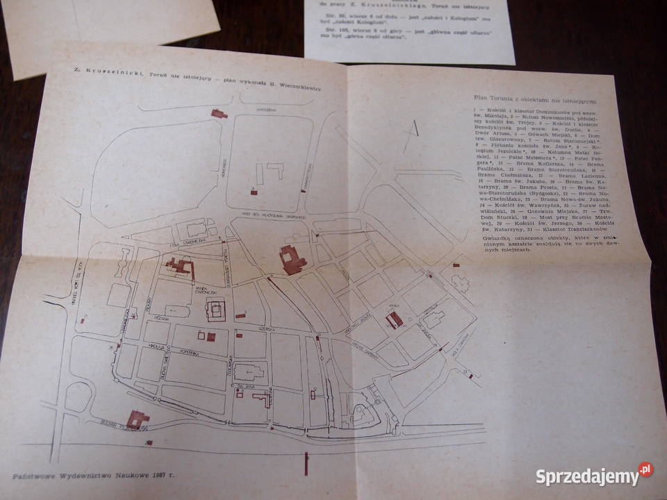 Toruń Nie Istniejący Zygmunt Kruszelnicki PWN Łódź