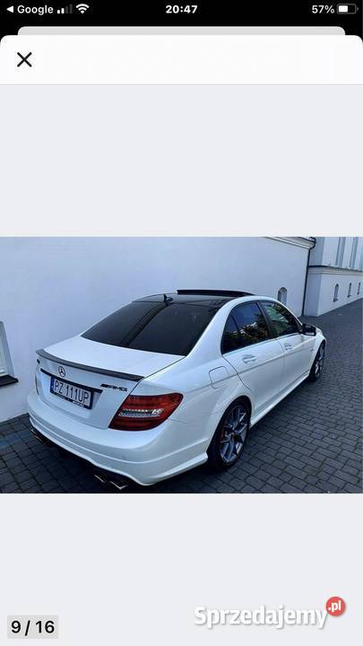 Spoiler mercedes w 204 amg c klasa Kielce