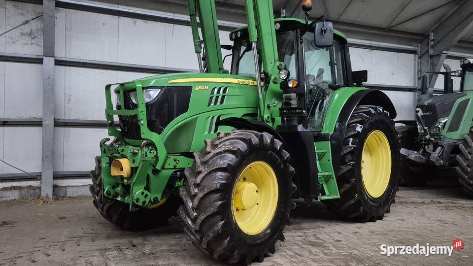 John Deere 6150M Ładowacz John Deere H360 Łączki