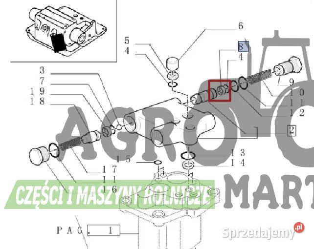 5137198 KIEROWNICA CNH Rolnictwo Wichrów
