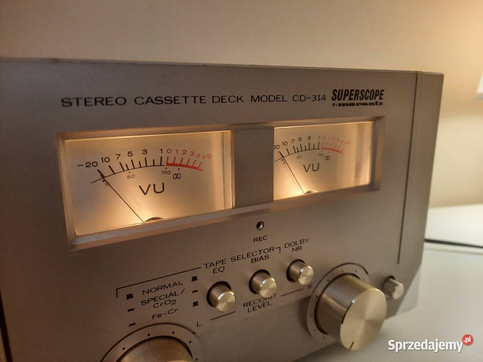 MARANTZSuperscope CD314 deck 1978rczytaj Piasek