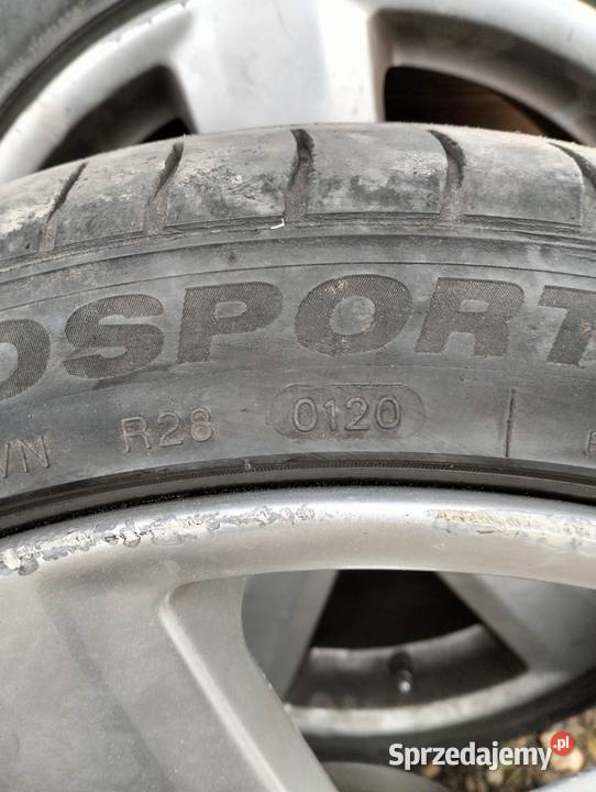 Felgi aluminiowe 18 z oponami letnimi podlaskie Bielsk Podlaski sprzedam