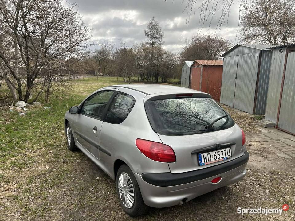 Peugeot 206 11 Benzyna 2003 mazowieckie Ostrów Mazowiecka sprzedam