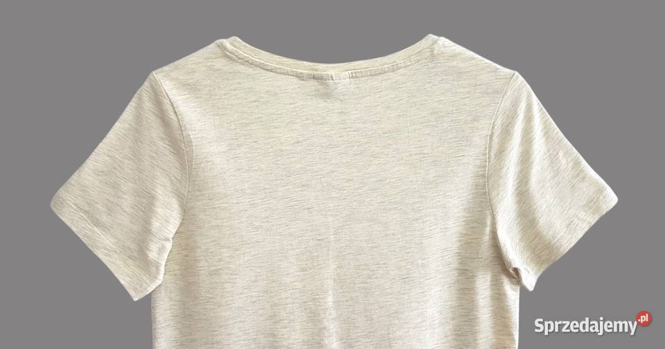 Damska bluzka żółta krótki rękaw bawełna Blue Chrzanów