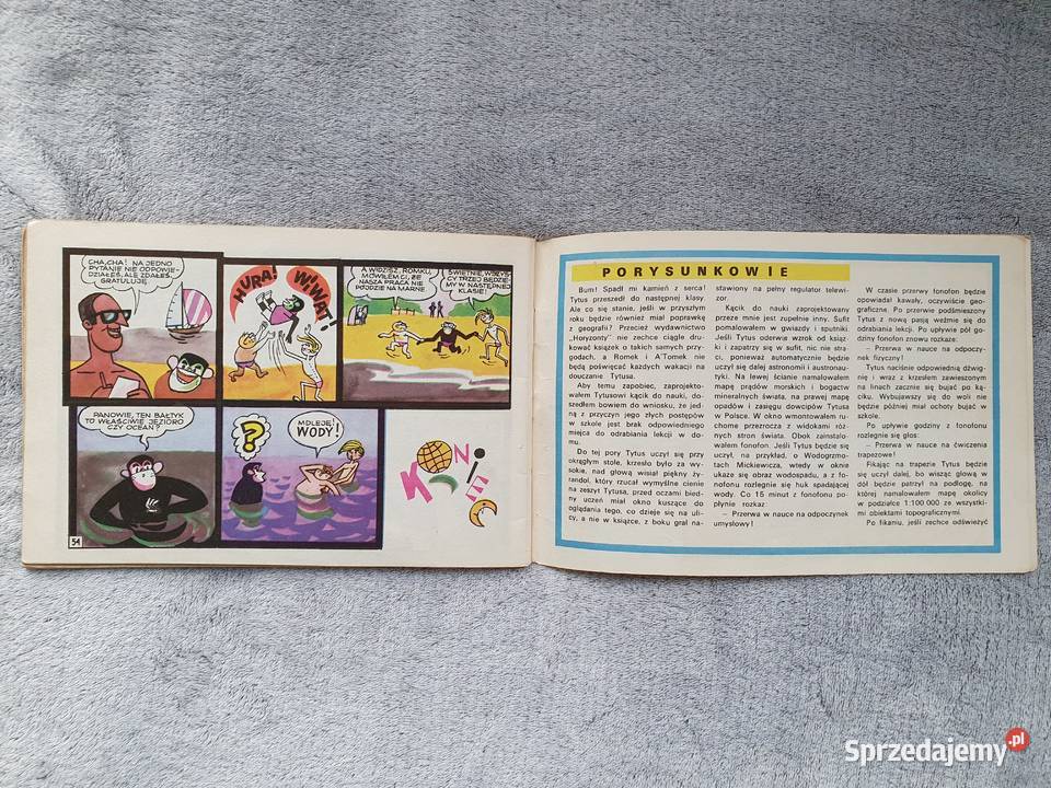 Tytus Romek i ATomek księga VII wydanie 2 1974 Polskie pomorskie Gdynia sprzedam