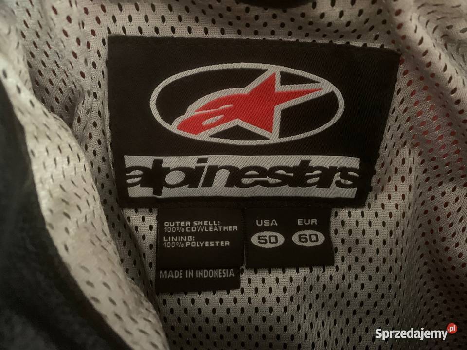Kombinezon motocyklowy Alpinestars XXL czerwony mazowieckie Mińsk Mazowiecki sprzedam