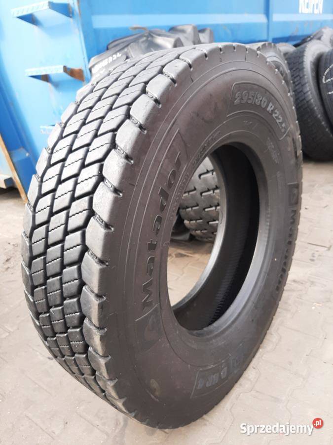 Opona używana ciężarowa 29580R225 MATADORT DHR4 295 Zaścianki
